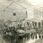 Willowbrook School and students, c. 1881