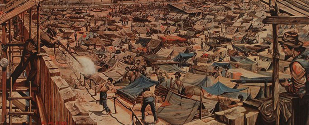 Lithograph - Andersonville Prison Camp