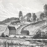 The Mansfield Silk Company illustration from The Silk Industry in America by L. P. Brockett, 1875