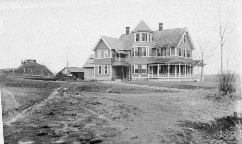 Herbert Chappell House during dam construction